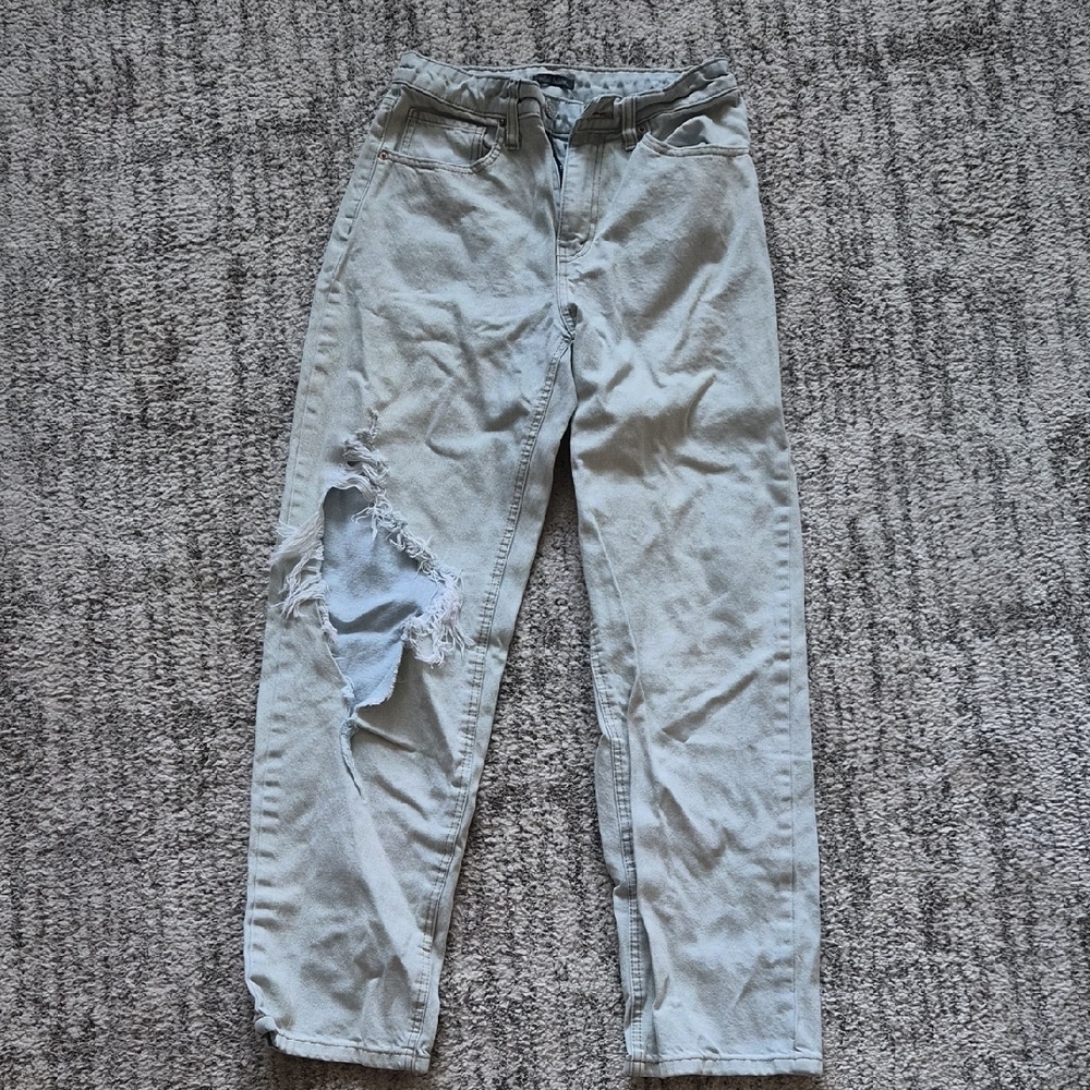 Light Blue Women's Distressed Jeans